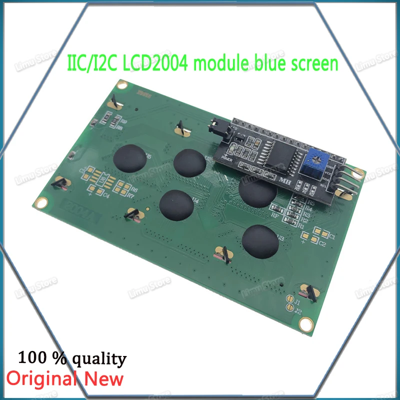 1pcs/lot! LCD2004+I2C 2004 20x4 2004A Blue screen HD44780 Character LCD /w IIC/I2C Serial Interface Adapter Module For Arduino - купить по