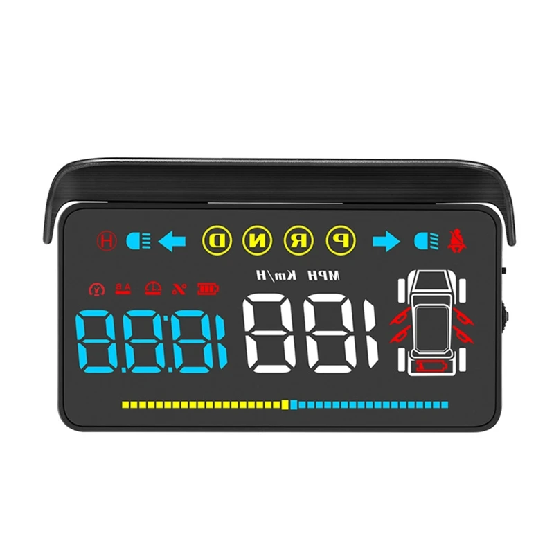 

R9JA Black Model Head-up Display HUD Non-destructive Installation of Car Hud Projection Display Safety Alarm for Model 3 / Y