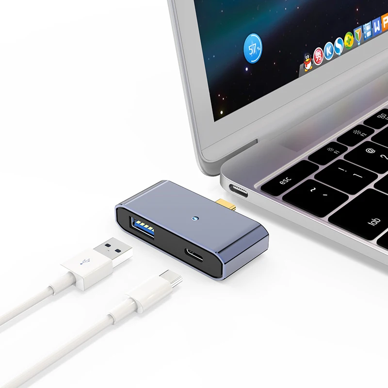 3 в 1 USB Type-C хаб TF SD кардридер для Iphone Ipad Универсальный планшетный телефон OTG