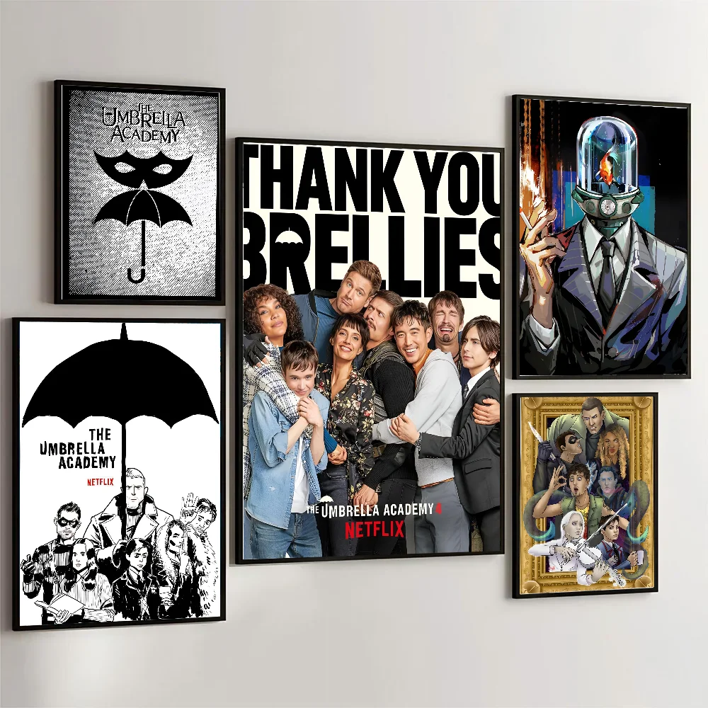 Винтажный постер Академии Амбрелла печать на бумаге домашняя гостиная спальня