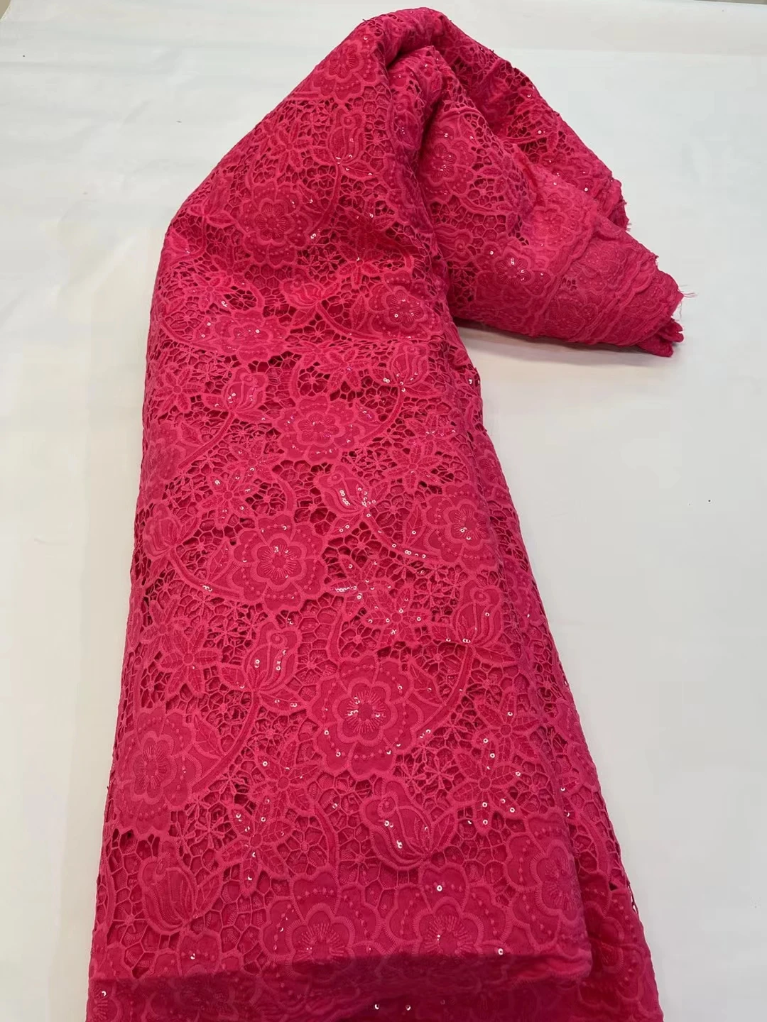 Горячая Распродажа последняя мода Африканское вышитое Сетчатое кружево с