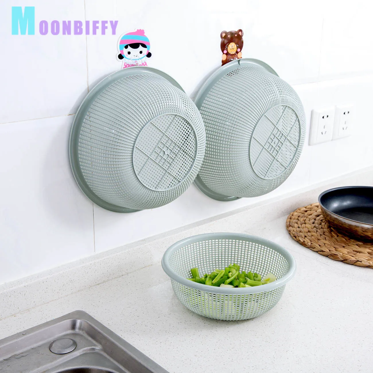 

3 в 1, моющая корзина для фруктов, овощей, лапши