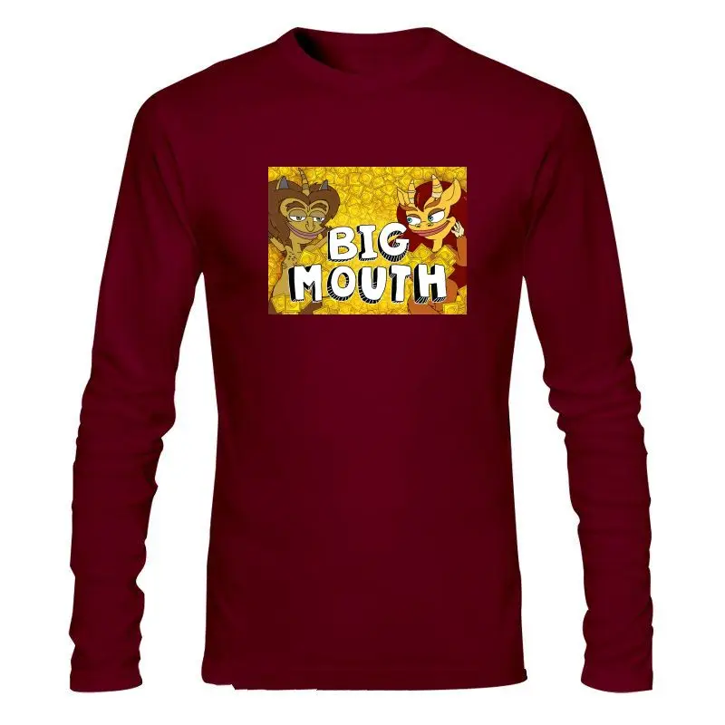 

Мужская одежда, новая футболка с логотипом Big Tv Series Mouth Monsters, забавная футболка унисекс, рождественский подарок, футболка высокого качества