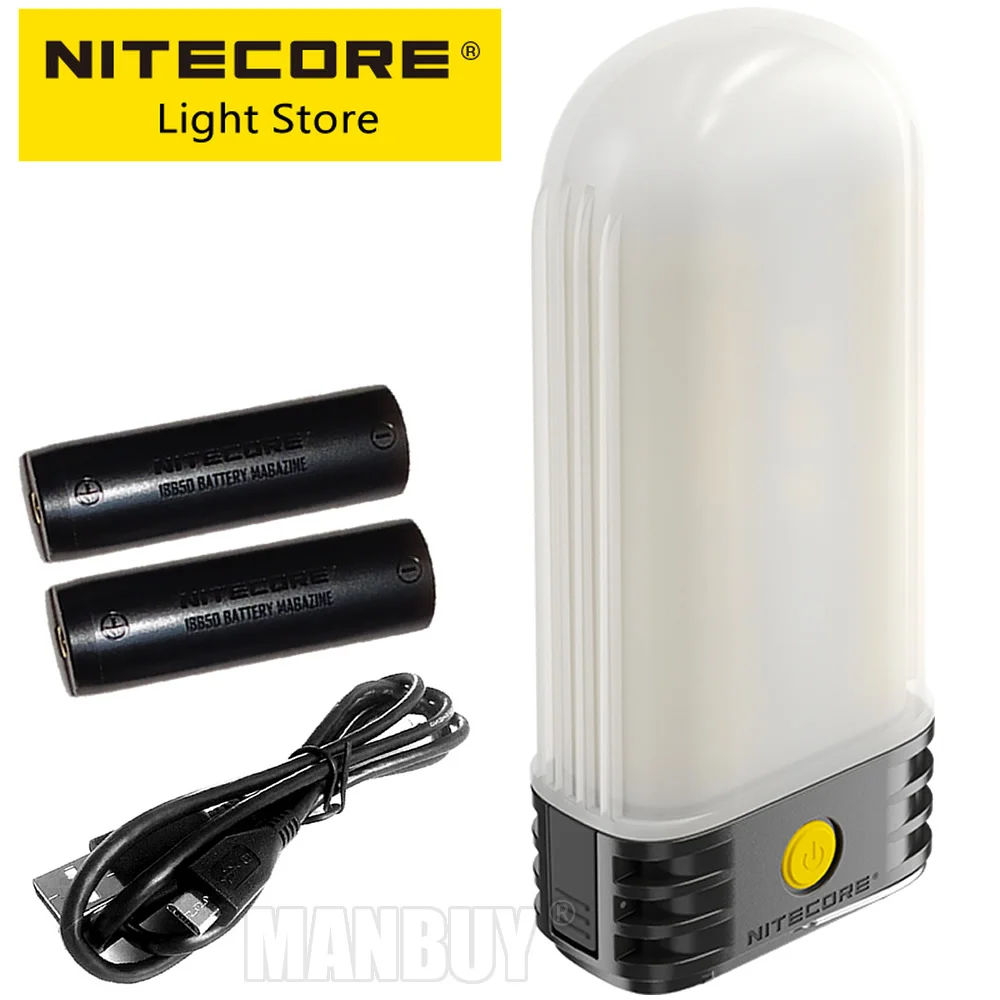 

wholesale NITECORE LR60 USB-C Rechargeable Camping Lantern Power Bank HIGH CRI LED 250 Lumens not include 21700/18650 batteries