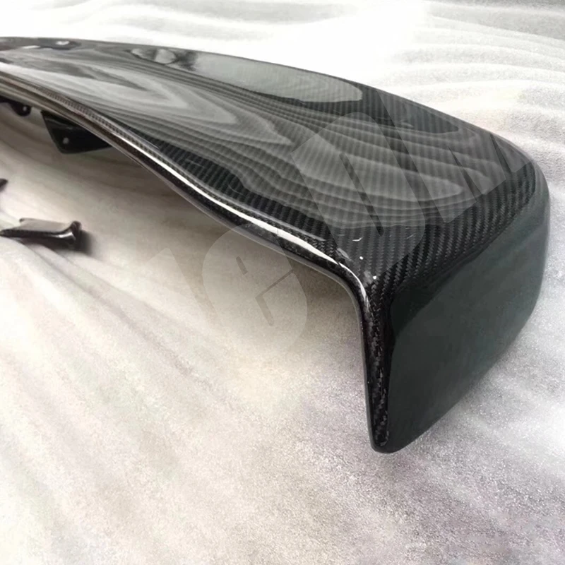 Для 2003 + Nissan 350Z Fairlady Z34 | GT Rocket Bunny Стиль Настоящее углеродное волокно Задняя Крышка