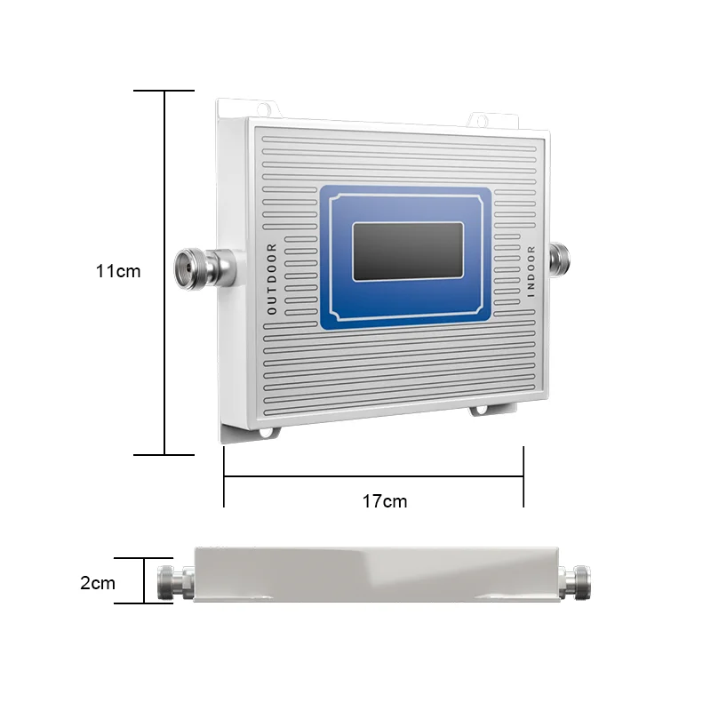 Najtaniej 2G 3G 4G LTE Phone Amplifier LCD Display GSM 900 UMTS 1800 Mhz Dual Band Repeater Cellular Mobile Booster +LPDA /Ceiling Antenn