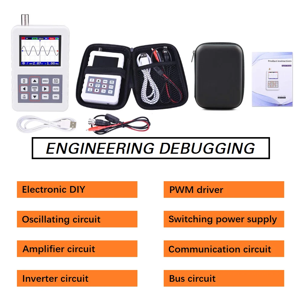 Портативный цифровой мини-осциллограф DSO PRO пропускная способность 5 м частота