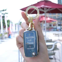 volkswagen car keys protective cover apply to sagitar lamando polo bora golf passat car keys sheathing key bag