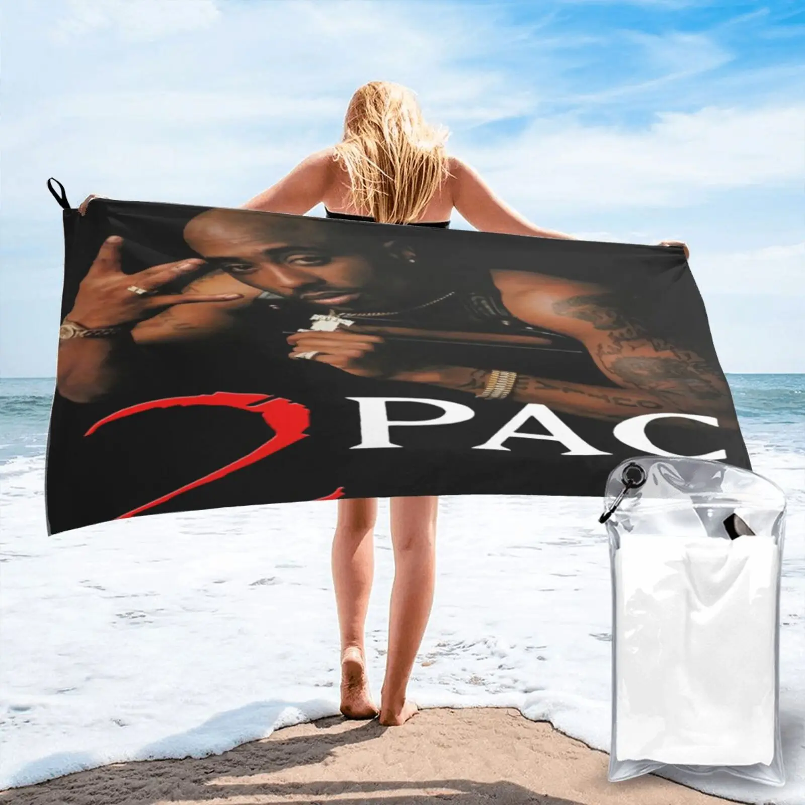 

2Pac Tupac Ama Pike Usa Rapper пляжное полотенце, банное полотенце для сауны, пляжное одеяло, халат, женское полотенце для кухни и сауны