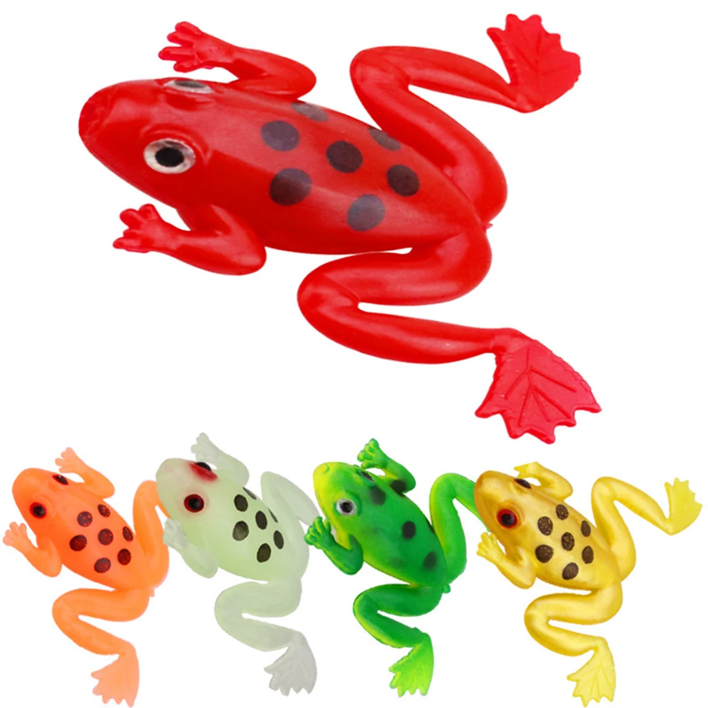 

5pcs Fishing Frog Soft Baits Lures Decoy Fake Bait Floating Baits Simulated Bait 3cm Frog Baits Carp Bass Fishing Accessories