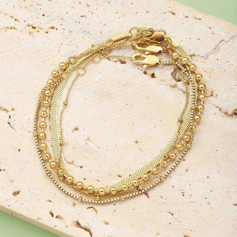 Простой новый браслет изысканные ювелирные изделия с застежками из нержавеющей