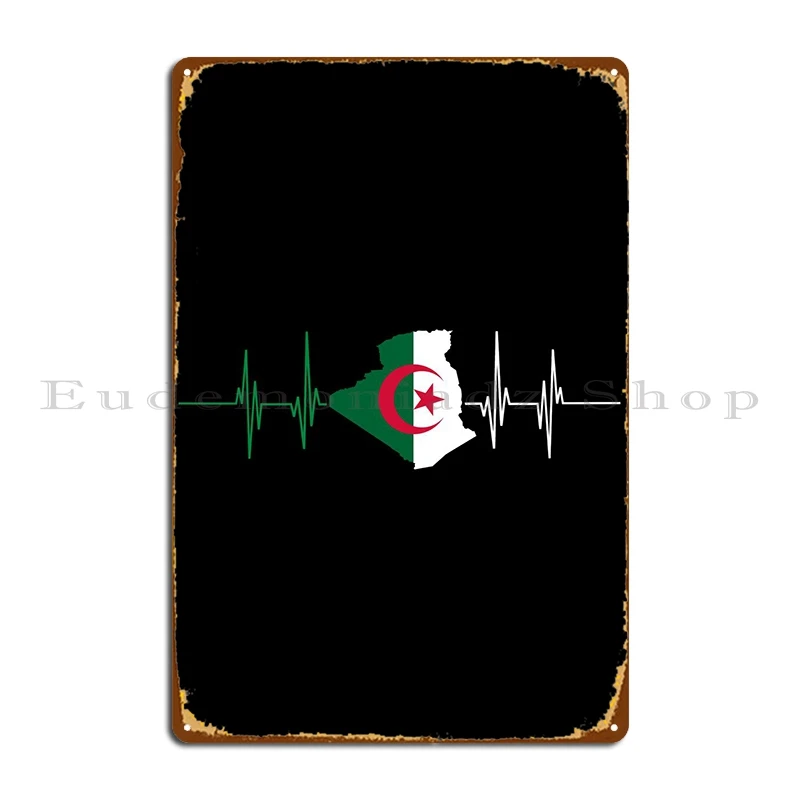 

Algeria Africa Gift Idea Metal Plaque Poster Vintage Custom Rusty Party Designing Tin Sign Poster