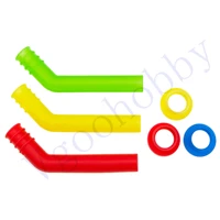 3pcs rc exhaust extension tube silicone pipe silicone tubing sleeves for hsp traxxas hpi himoto redcat 18 110 rc car truck