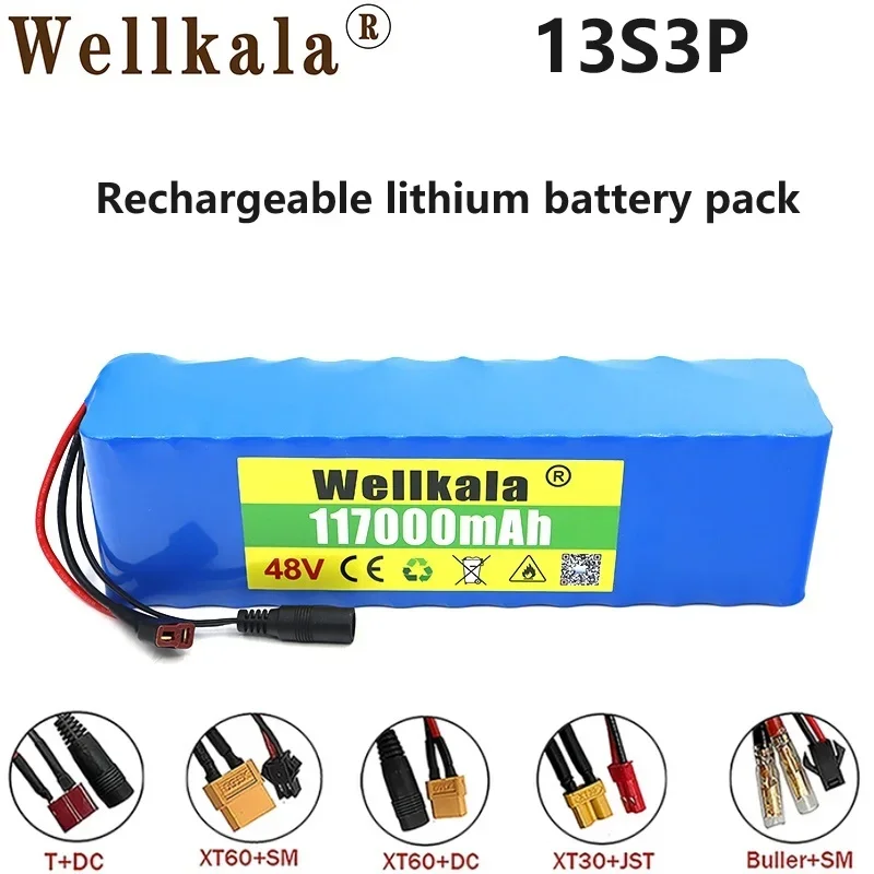 

Aviation Arrival 18650 13S3P 48V Lithium Ion Rechargeable Battery Intelligent Chip Battery Pack Charger Golf Cart, Trolley, Etc
