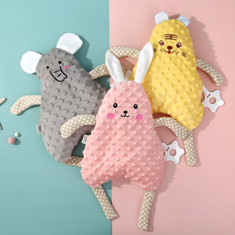 

Детская игрушка для сна, успокаивающее полотенце, 3D шапочка, бархатная плюшевая мягкая игрушка, мягкие куклы для новорожденных, игрушка для ...