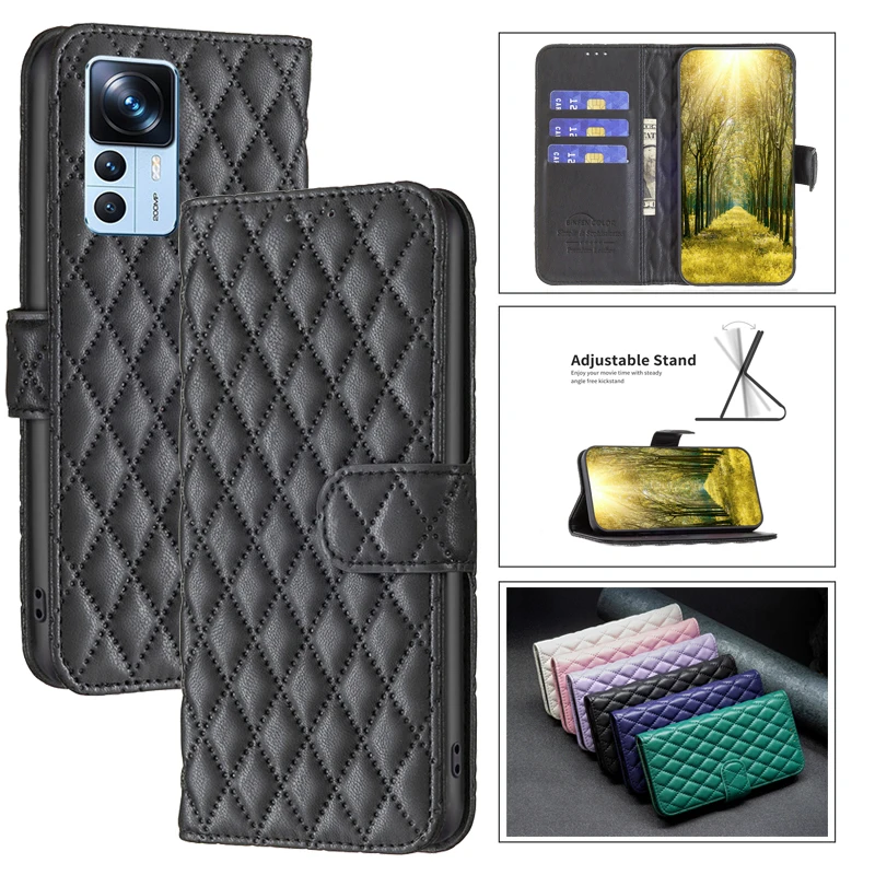 

For Xiaomi 12T Luxury Flip Wallet Magnetic Case For Xiomi Mi 12T Pro Mi12T Xiaomi12T Pro 12TPro Funda Leather Phone Bags Cover