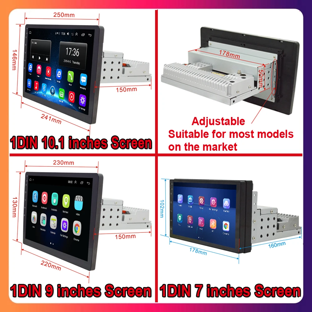 

Universal 7'' 9''10.1'' Android 10 Car Radio Stereo Multimedia Player Audio Video For Toyota Honda Nissan Hyundai Kia Volkswagen