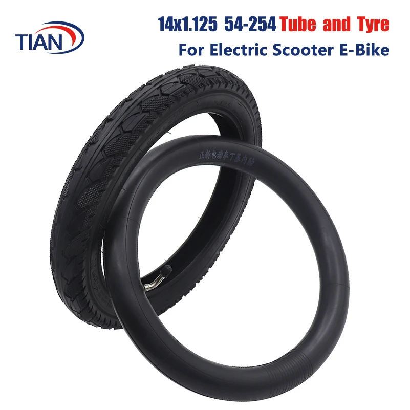 

14x2.125 Bike Folging Electric Scooter Tyre Inner Tube 14 X 2.125 Tyre for Gas Electric Scooters 14 Inch E-bike Wheel Tire