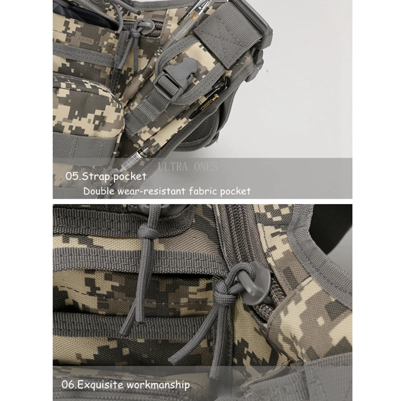 Сумка-мессенджер для активного отдыха походов кемпинга рыбалки вместительная