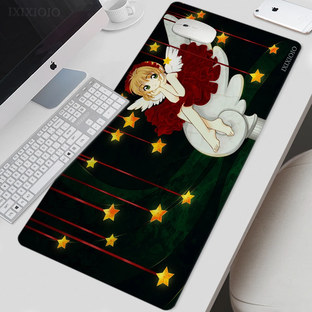 

Игровой коврик для мыши с аниме девушкой Сакура и девушкой, размер XL, домашний новый HD Пользовательский Коврик для мыши XXL, мягкий ковер, офис...