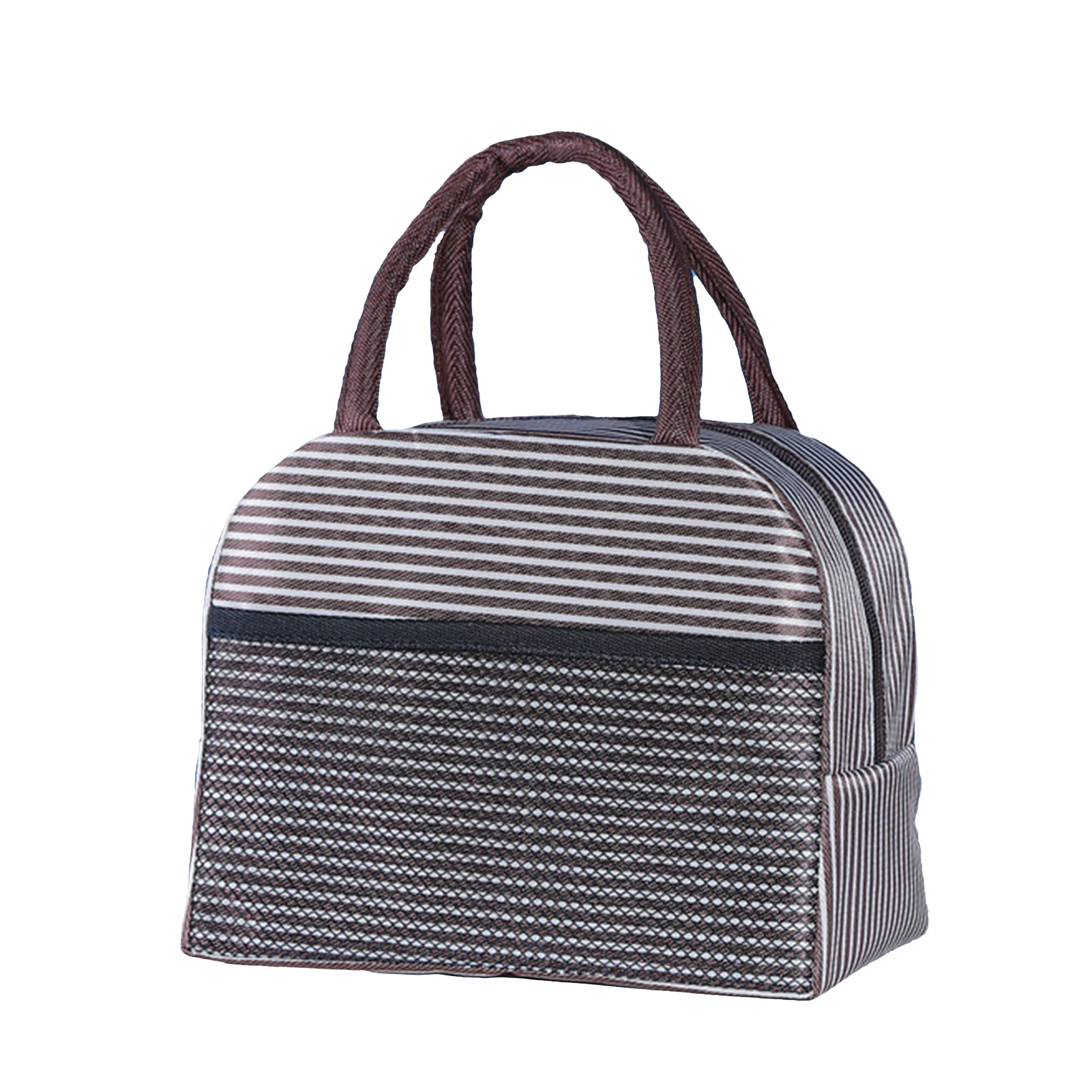 

Heat Insulated Leakproof Water Resistant Oxford Cloth For Women Men School Work Picnic Lunch Bag Cooler With Pocket Fashionable