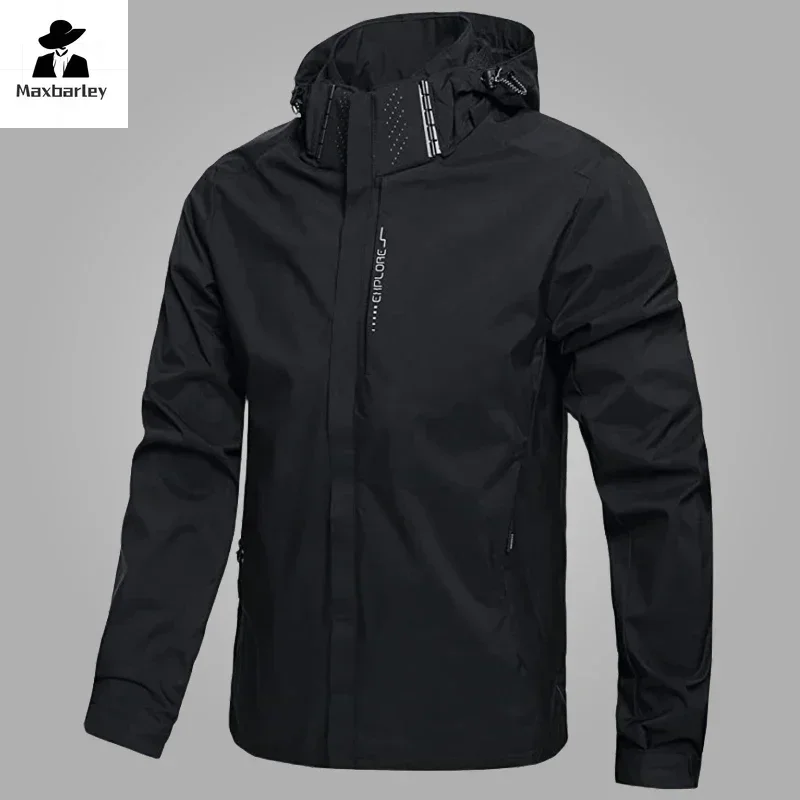2024 осенняя куртка мужская повседневная модная свободная водонепроницаемая с