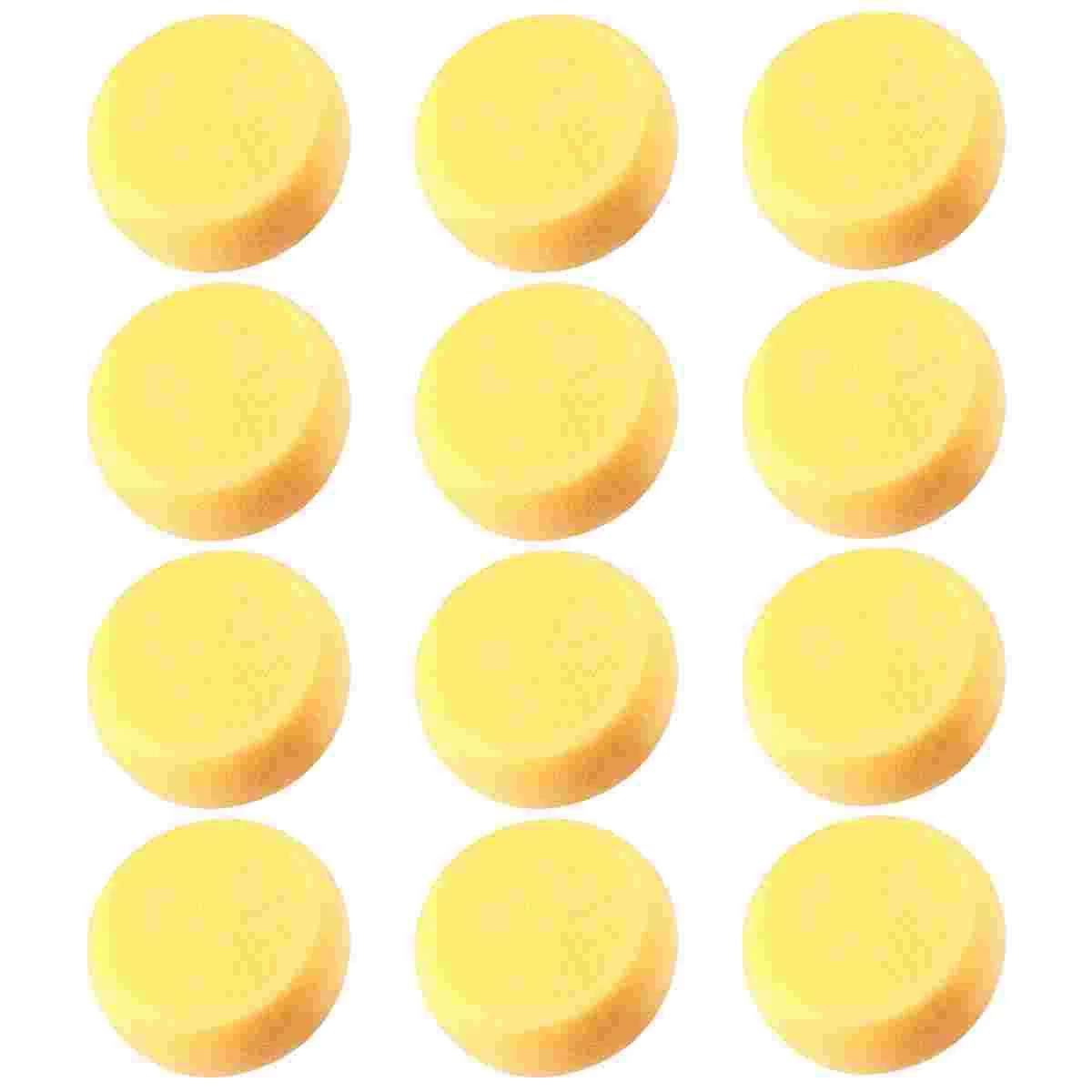 

Healifty 12pcs Round Synthetic Watercolor Artist Sponges for Painting Crafts Pottery (Yellow)