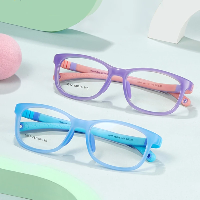 Квадратные гибкие оптические очки Xbora TR90 с ремешком для спорта мальчиков и