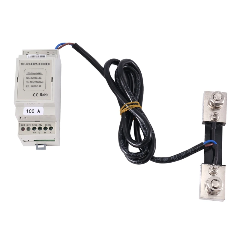 Однофазный счетчик электроэнергии ваттметр постоянного/переменного тока