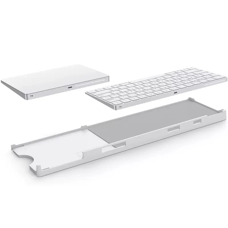 

2 in 1 Stand Holder Tray frame for Apple IMac Magic Keyboard Touch ID Magic Trackpad A1644 2449 2450 A1535 Dock Bracket case