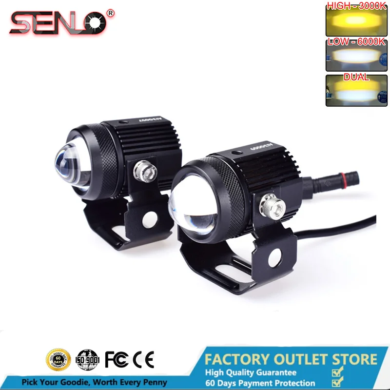 Мотоциклетные светодиодные фары автомобильные лампы автопрожекторы линзы