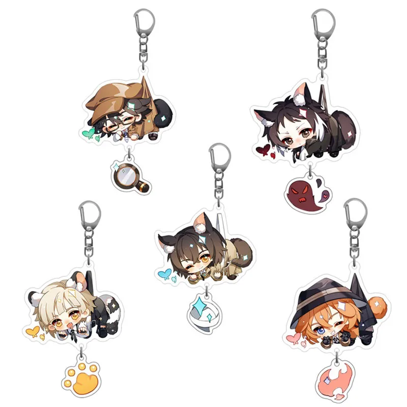 

Брелок для ключей аниме «бродячие псы», подвеска в виде мультяшного персонажа atсуси, реквизит для косплея, подарочные аксессуары