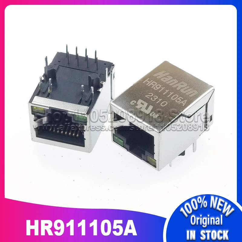 Однопортовый разъем RJ45 HR911105A, 1~10 шт.лот, HR911105A, 100% новый, в наличии на складе. (art.: 3920daee95b33) - 3920daee95b33