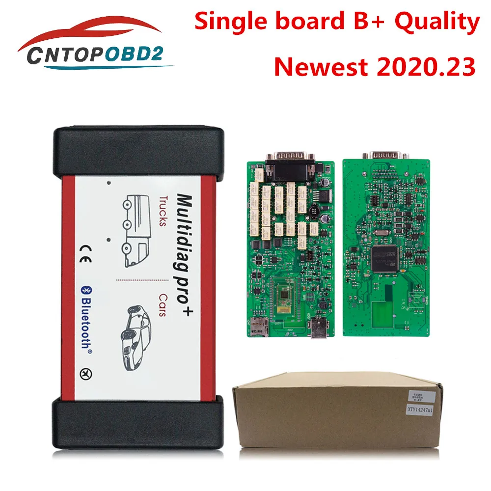 New Single Board 2020.23 with keygen TCS Pro Multidiag PRO+ With Bluetooth Universal Car Truck Diagnostic Tool OBD2 Code Reader