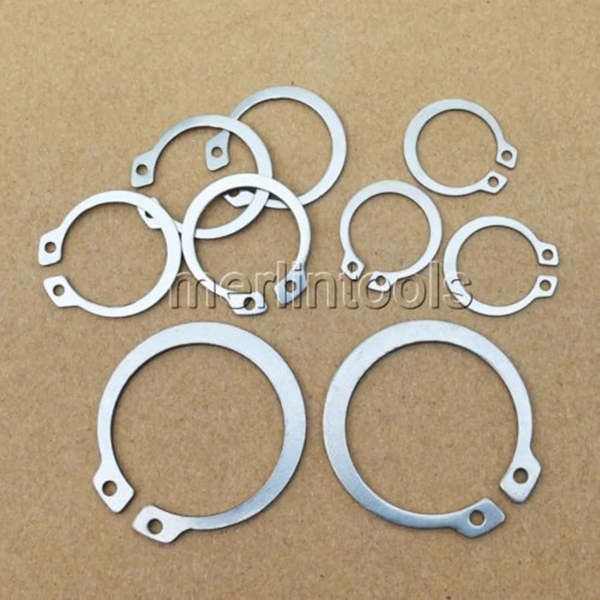 150Pcs 3mm - 18mm Stainless Steel External Circlip Retaining Ring Snap Kit | Обустройство дома