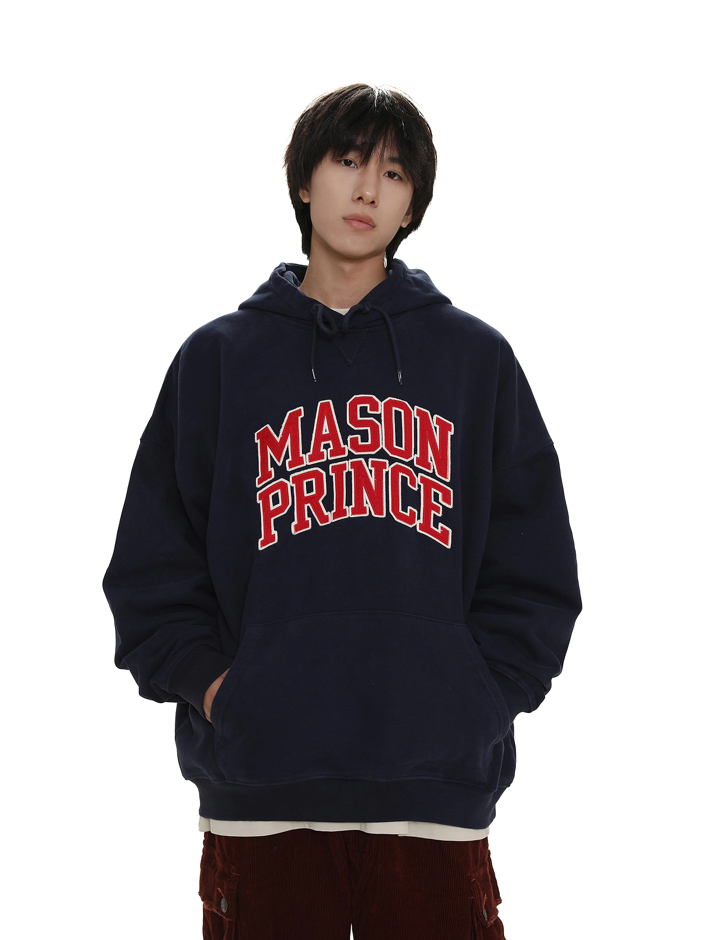 Брендовая американская трендовая винтажная Академия MASONPRINCE с нашивками и