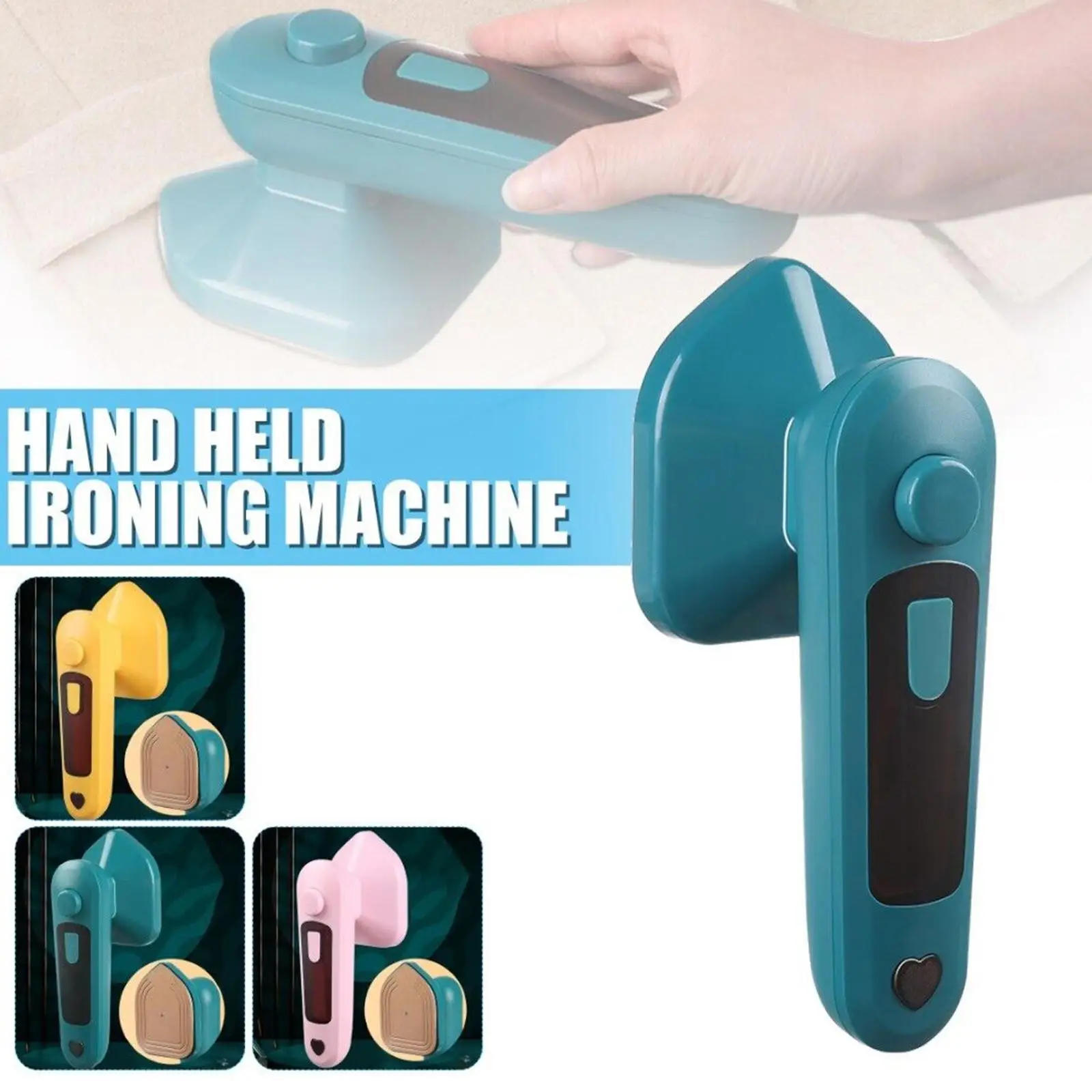 

Ручная портативная гладильная машина для одежды, улучшенный компактный электрический утюг, дорожная гладильная машина с микропаровым утюг...