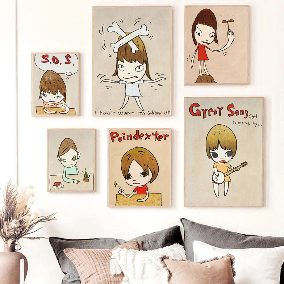 Настенная Картина на холсте Девочка непослушная