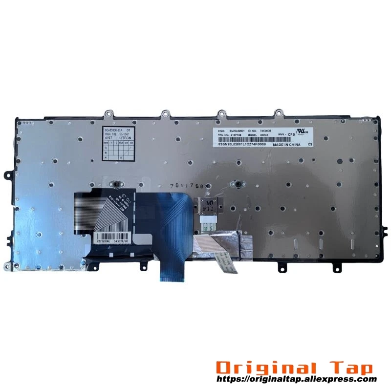 Датская клавиатура DK для Lenovo Thinkpad X270 A275 01EN557 01EP033