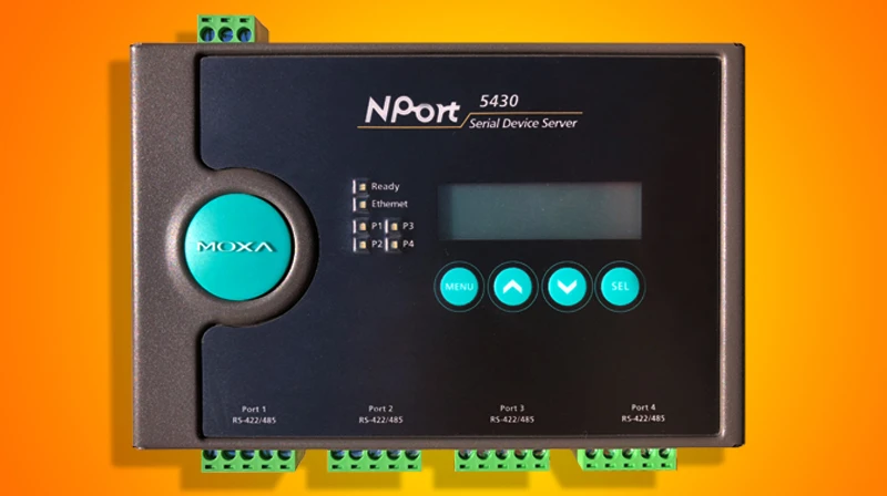 

Mosa MOXA Nport5430 NP5430 4-port RS422 485 serial server