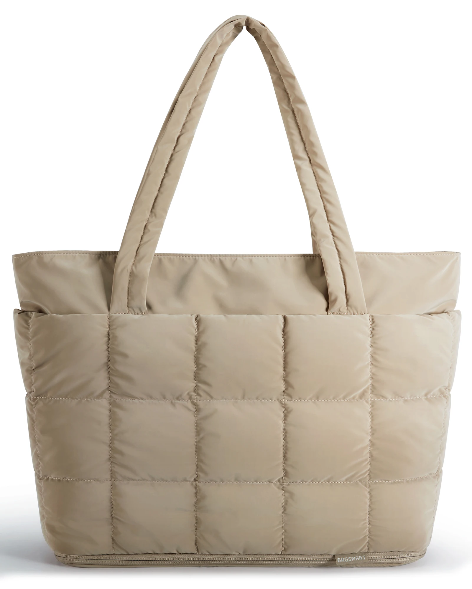 BAGSMART Расширяемая стеганая сумка-тоут из полиэстера
