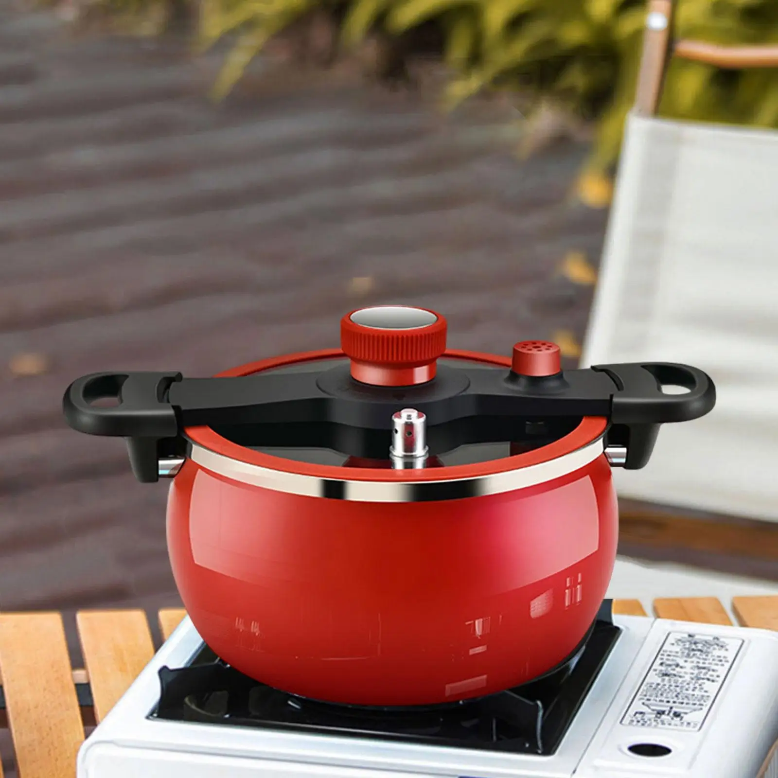 Pressure Pot for All Hob Types 7L Safe Lock Multifunction Micro Pressure Pan for Camping Commercial Outdoor Kitchen Household Pressure Pot for All Hob Types 7L Safe Lock Multifunction Micro Pressure Pan for Camping Commercial Outdoor Kitchen Household