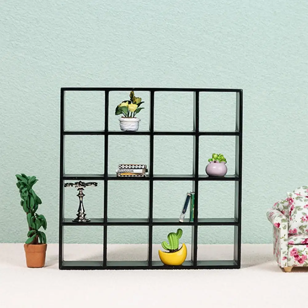 

1:12 Beautiful Cabinet Shelf Cupboard Model Decor Cute Dollhouse Miniature Exquisite Detail for Tiny Decoration