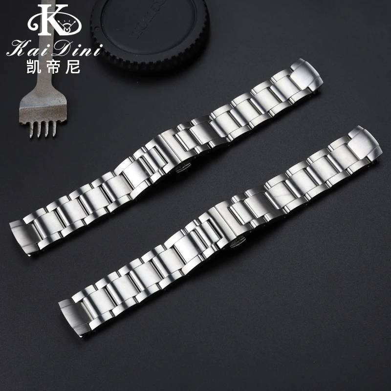 Фото Для 1853 Tissot PRS516 T 044417 Ремешок для часов из нержавеющей стали серии T04430a, мужской стальной браслет T044, специальный изогнутый интерфейс, 20 мм №2