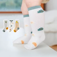 0 5 y newborn socks childrens calf socks cartoon breathable thin stockings spring and summer new boys and girls mesh baby socks