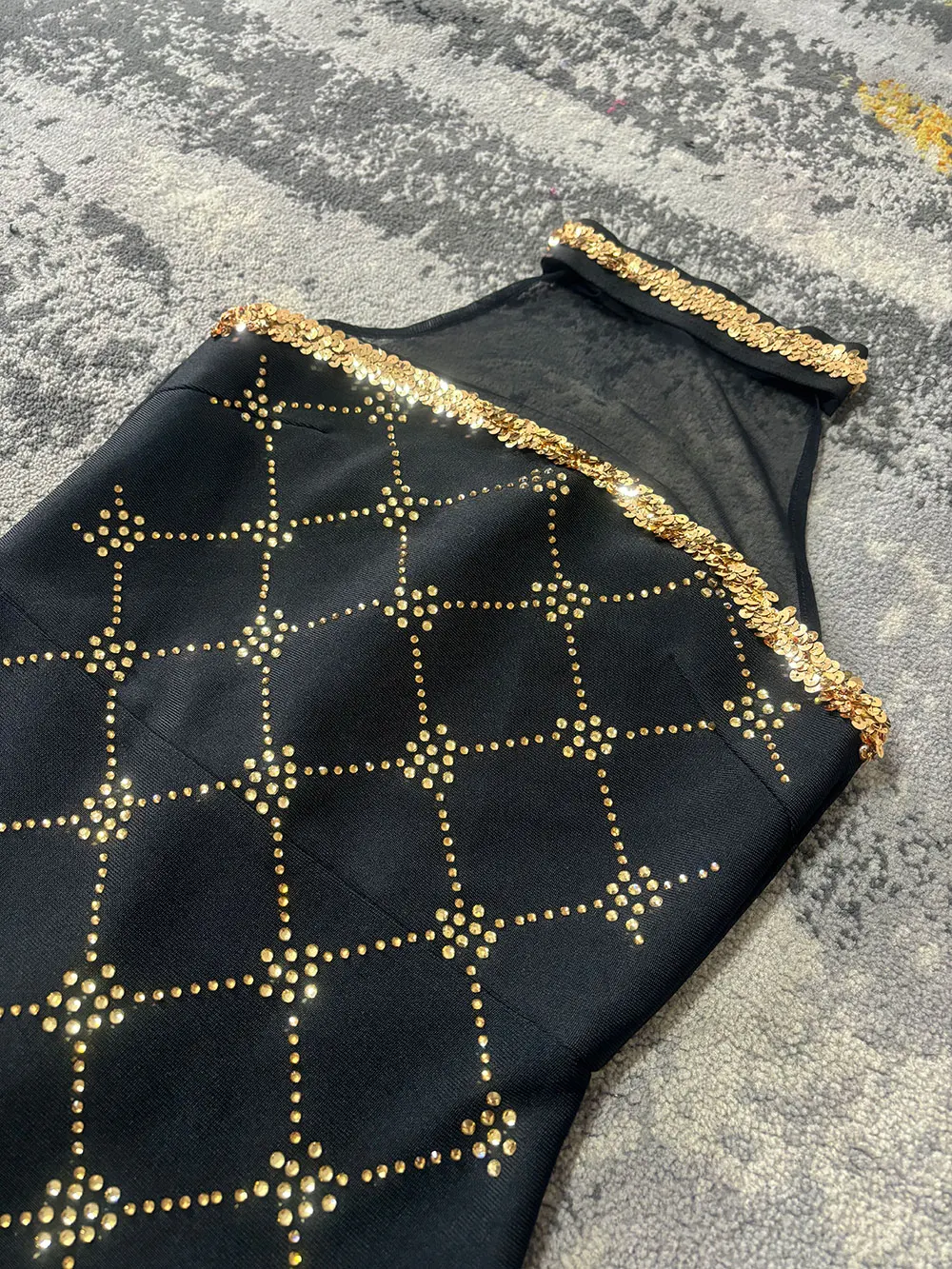 2024 элегантное женское шифоновое платье в стиле пэчворк сверхмощное Бандажное с