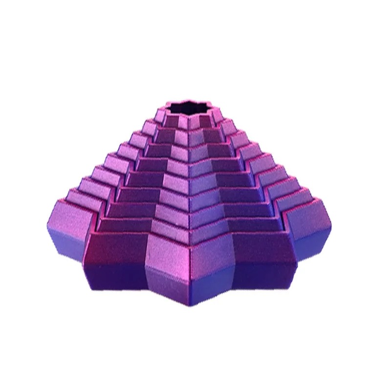 Вращающаяся гравитационная башня редиса 3D светящаяся в темноте детское кольцо