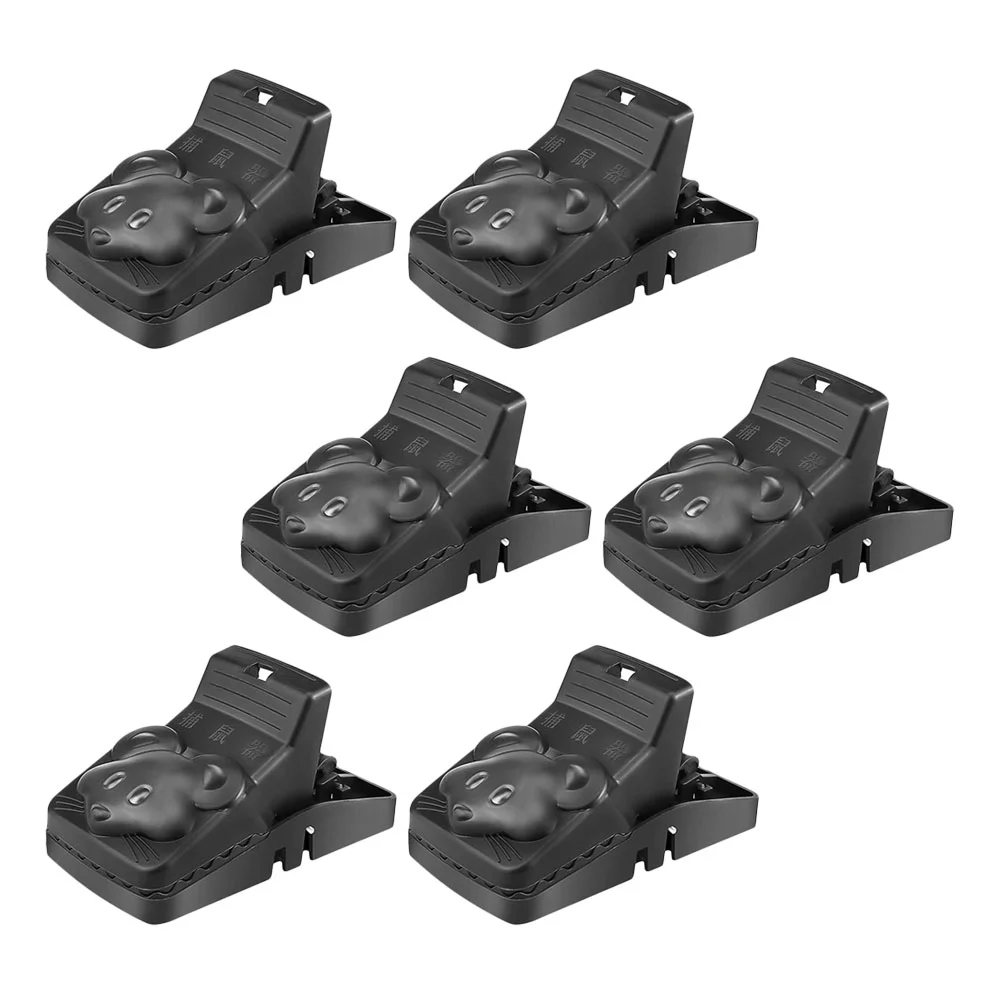 

6pcs Portable Trap Household Catcher for Control (Black)