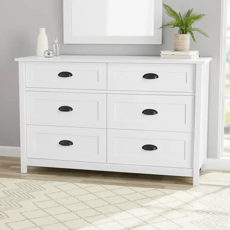 

Gardens Lafayette 6-Drawer Dresser, Soft White
