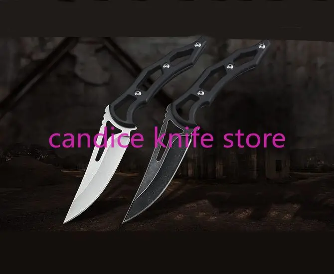 Тактический нож с прямым фиксированным лезвием спасательный Карманный клинок из